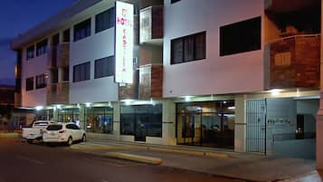 Front of property – evening/night
