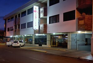 Front of property - evening/night