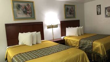Standard Room, 2 Queen Beds, Non Smoking | Free WiFi, bed sheets