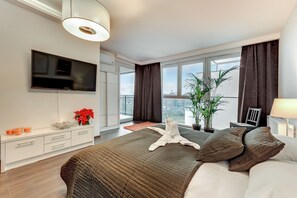 1 bedroom, iron/ironing board, cribs/infant beds, rollaway beds - Apartinfo Apartments - Sadowa (Gdansk)