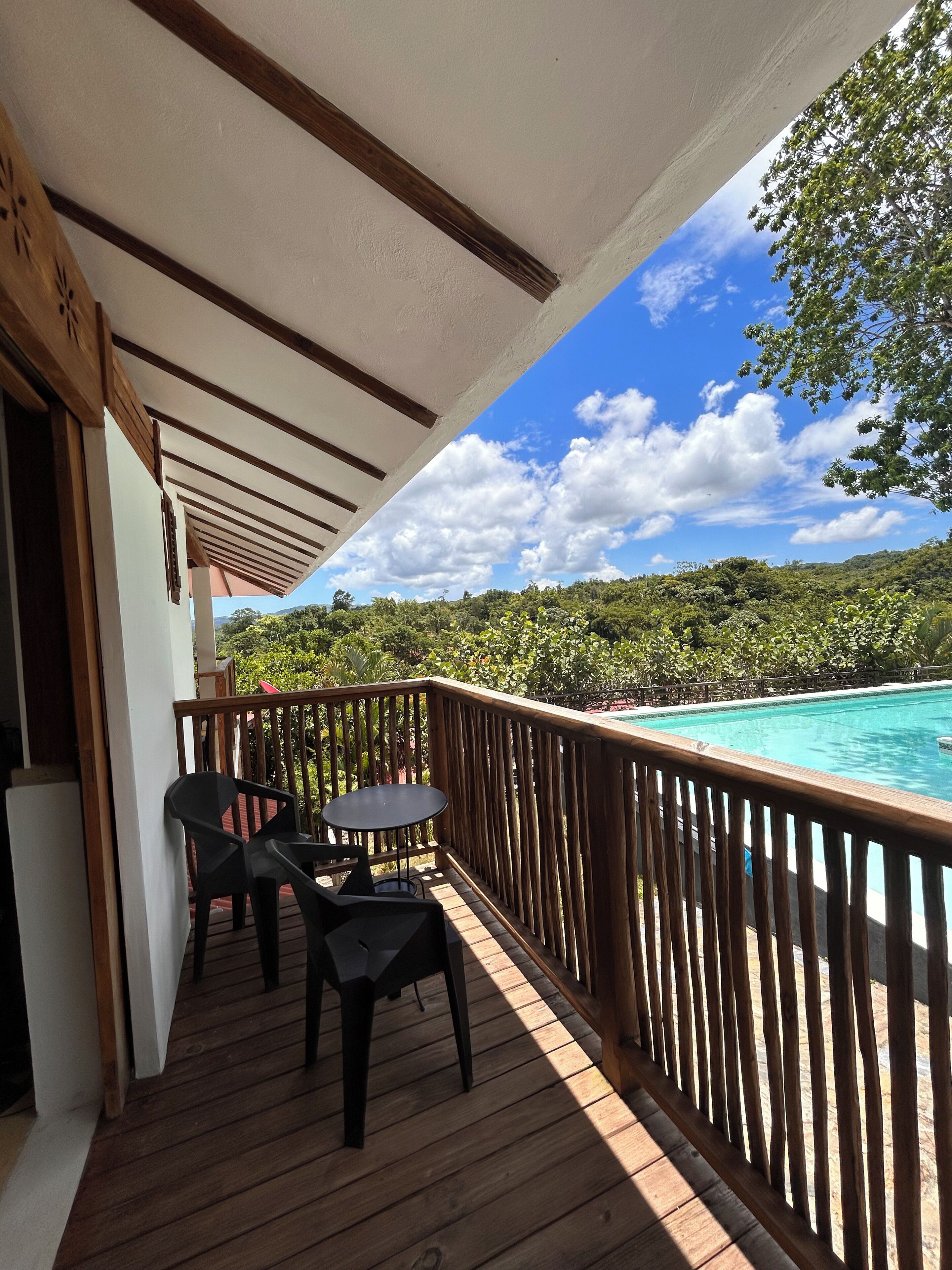 Vue depuis le balcon