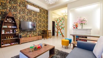 42-inch LCD TV with digital channels, TV, pay films