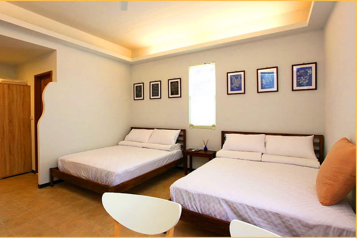 Standard Quadruple Room | Premium bedding, down comforters, blackout drapes, free WiFi