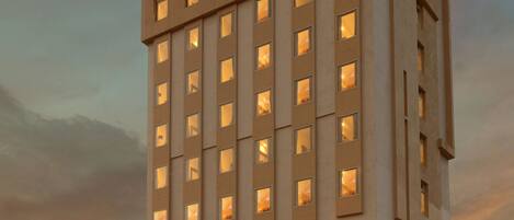 Front of property – evening/night