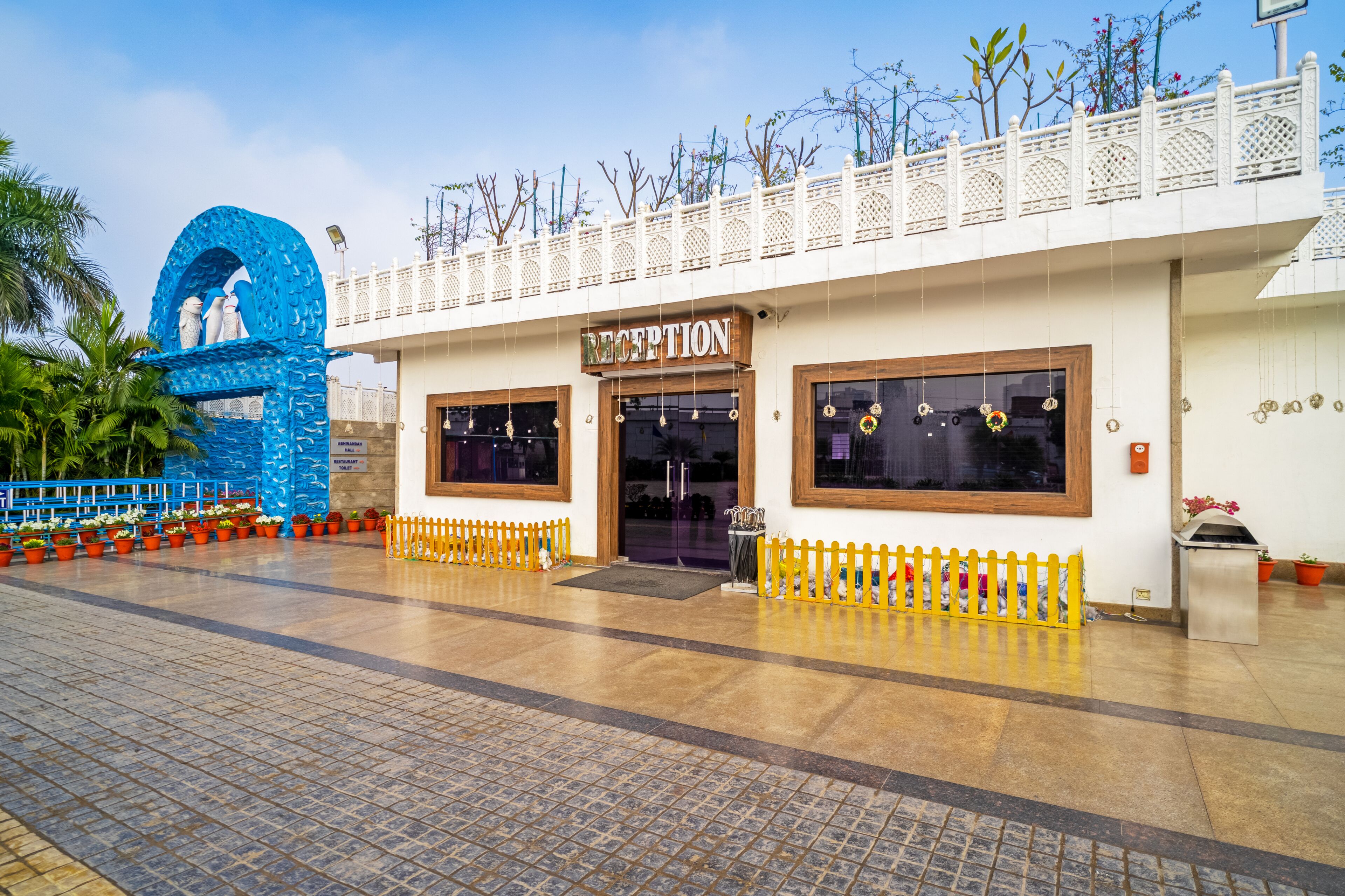 Fassade der Unterkunft