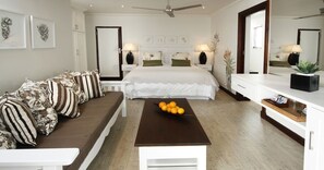 Premium bedding, in-room safe, individually decorated, desk