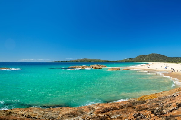 Beach nearby, white sand