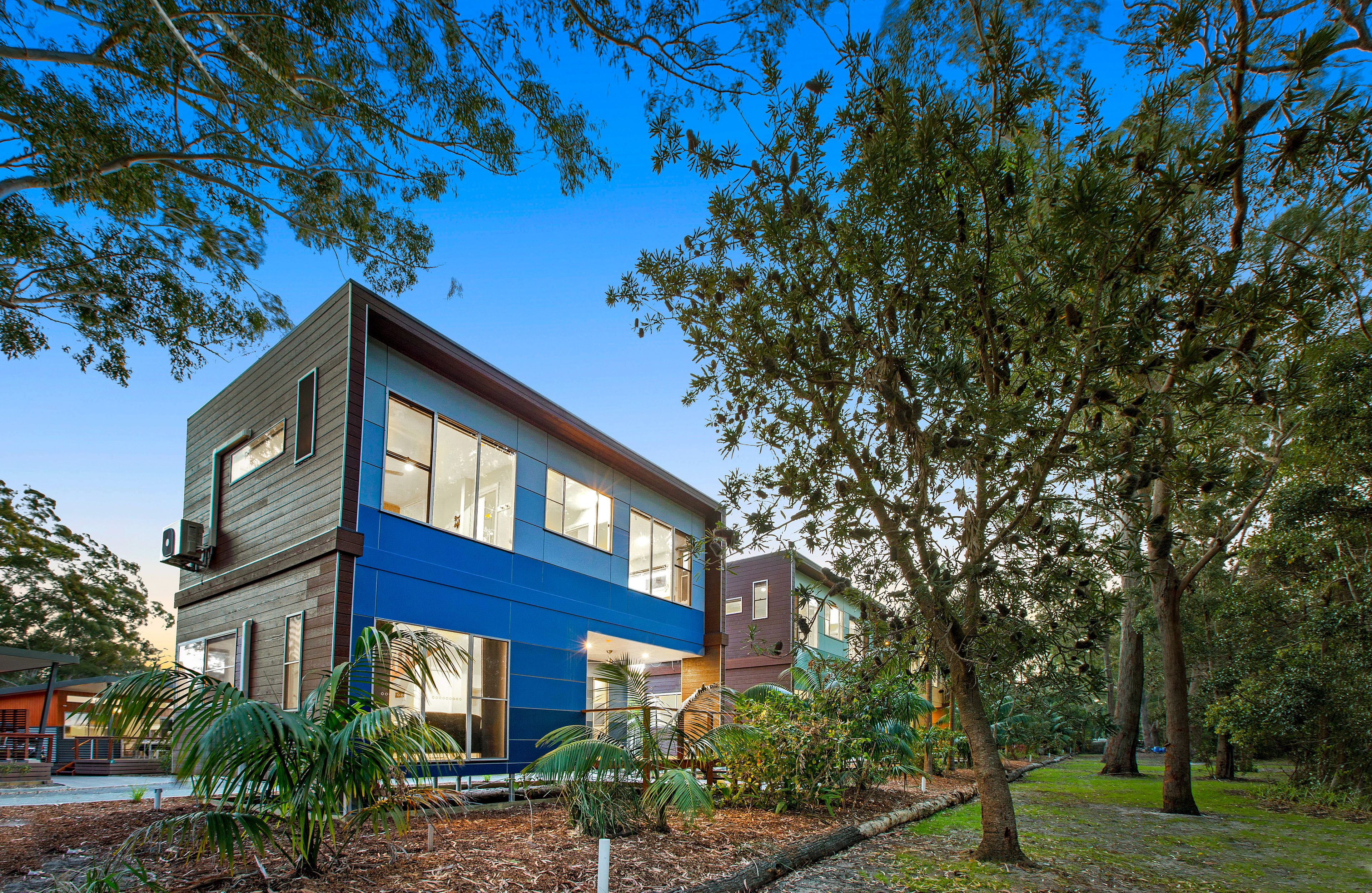 Front of property - evening/night