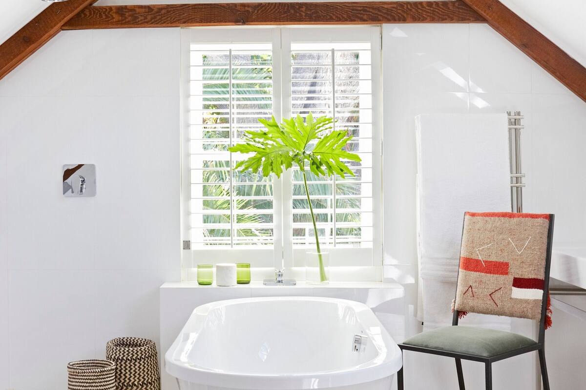 stable honeymoon | bathroom | designer toiletries, hair dryer, bathrobes, slippers