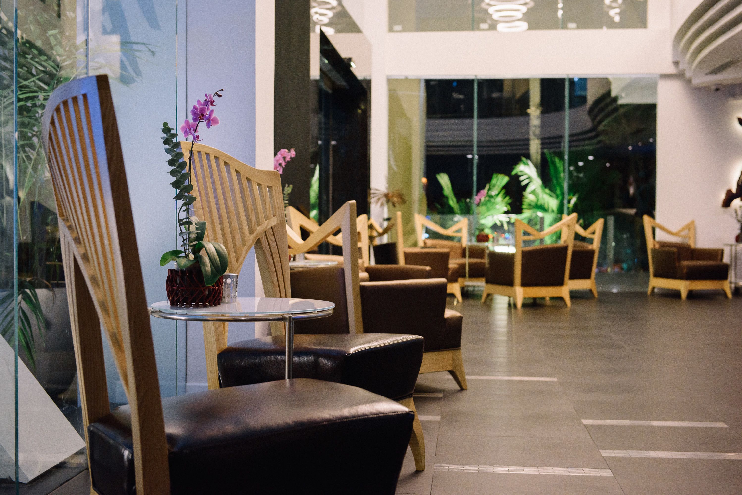 Lobby sitting area