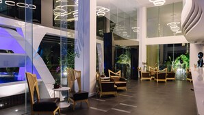 Sitteområde i lobbyen