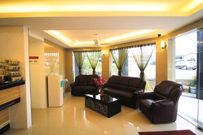 Lobby sitting area