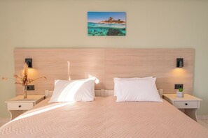 Appartement (Triple) | Lit de bébé (supplément), lit d’appoint (supplément), literie fournie