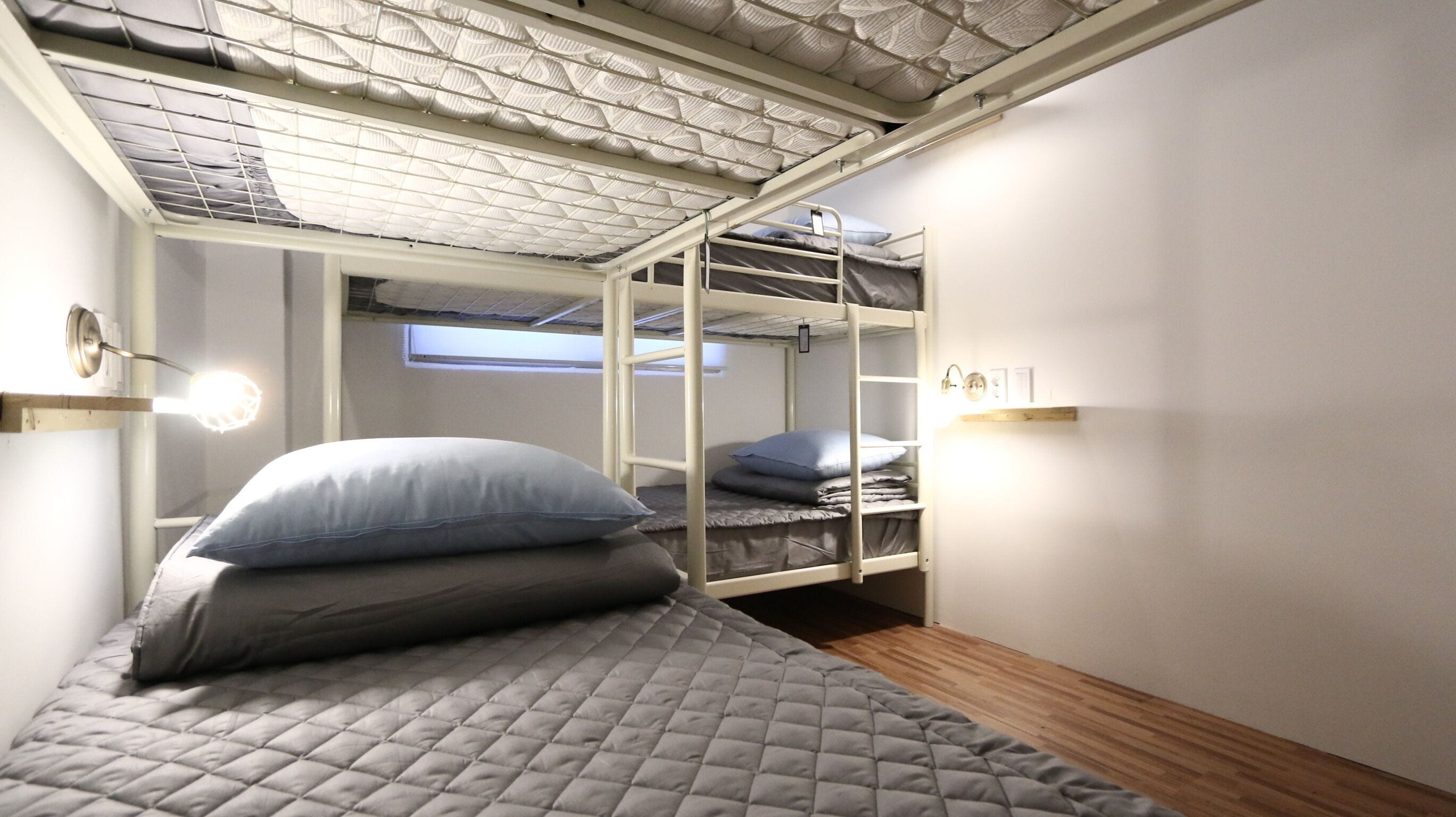 Blackout curtains, iron/ironing board, free WiFi, bed sheets