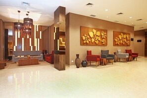 Sala de estar en el lobby