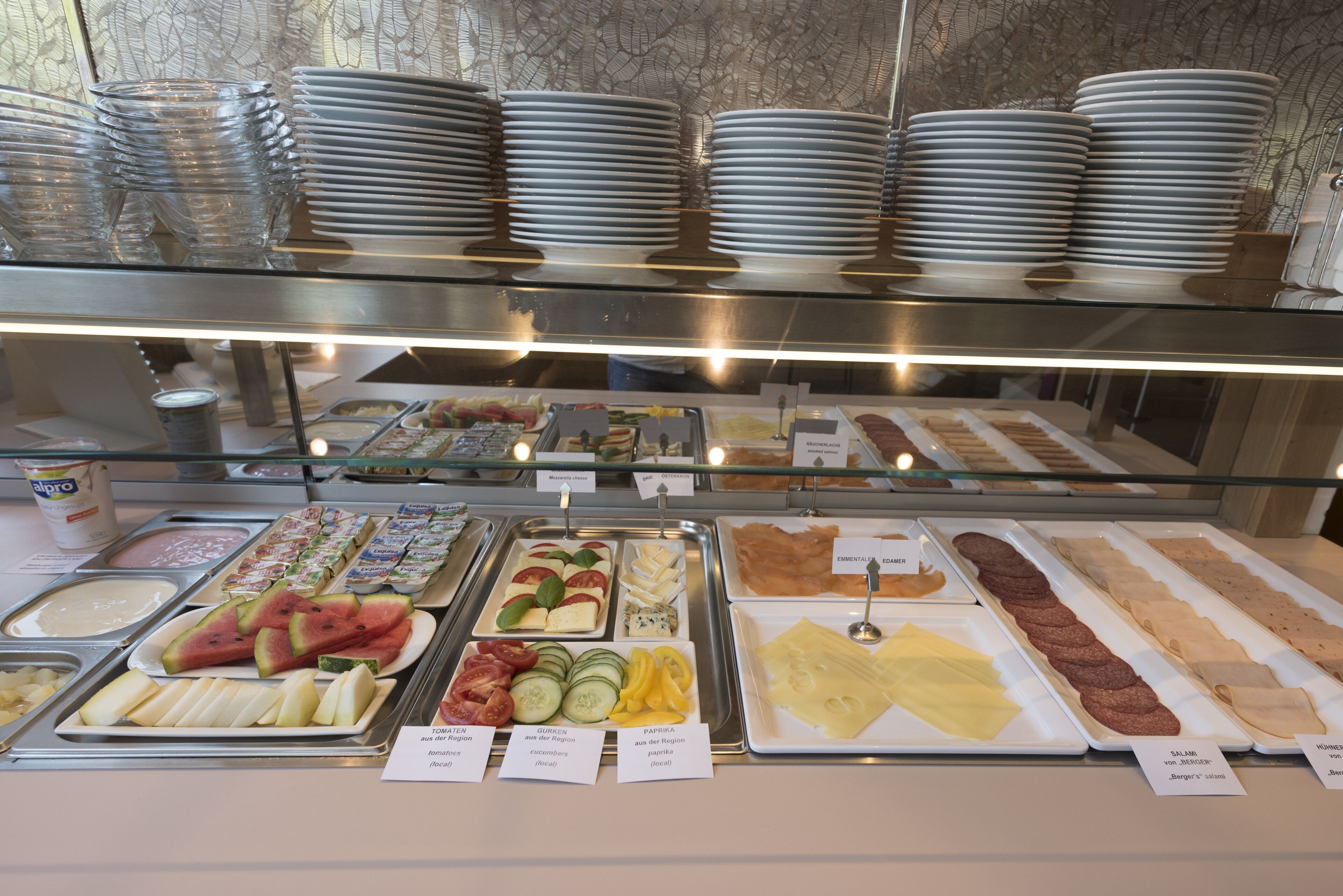 daily buffet breakfast (eur 15.00 per person)