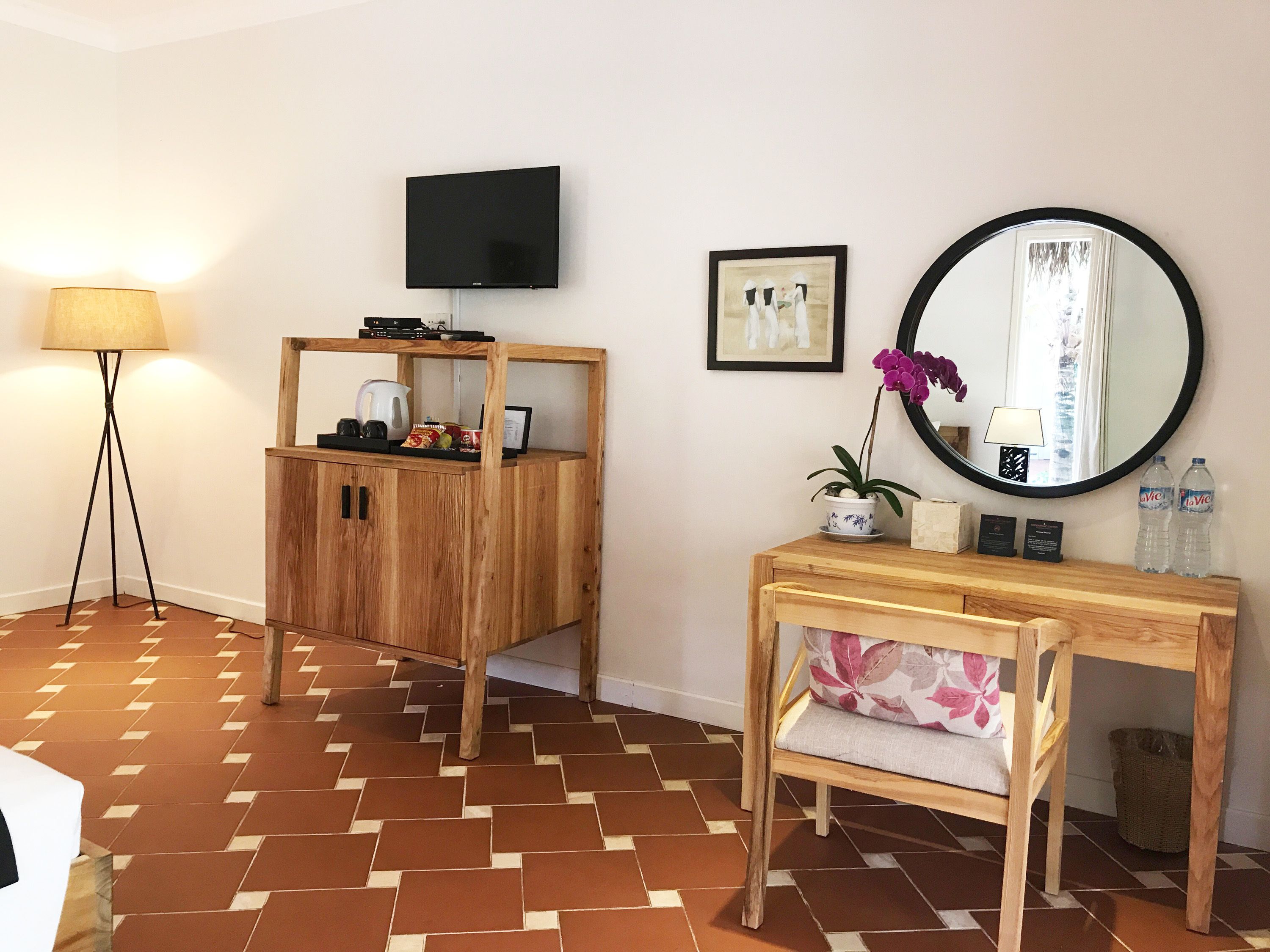 double room, garden view | room amenity