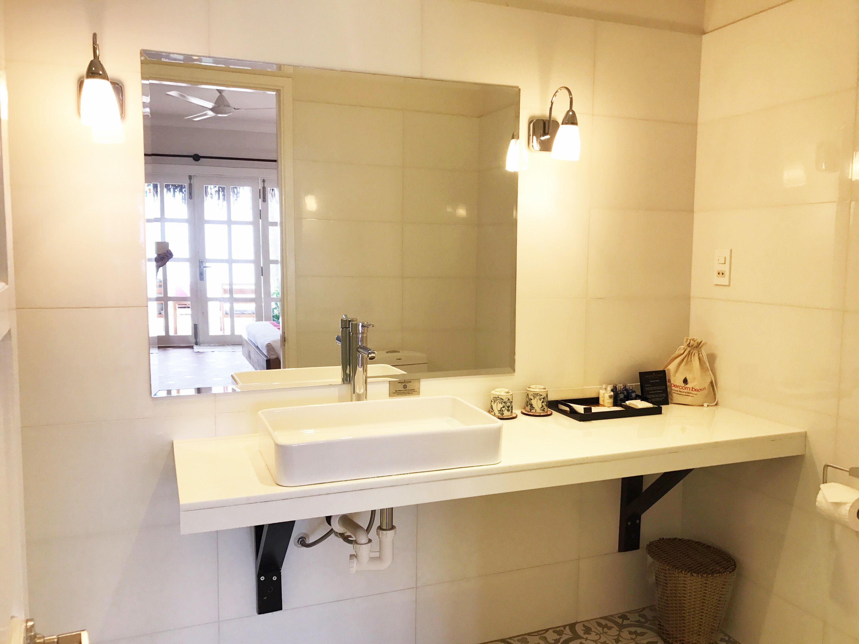 family triple room, beachfront | bathroom | shower, free toiletries, hair dryer, slippers