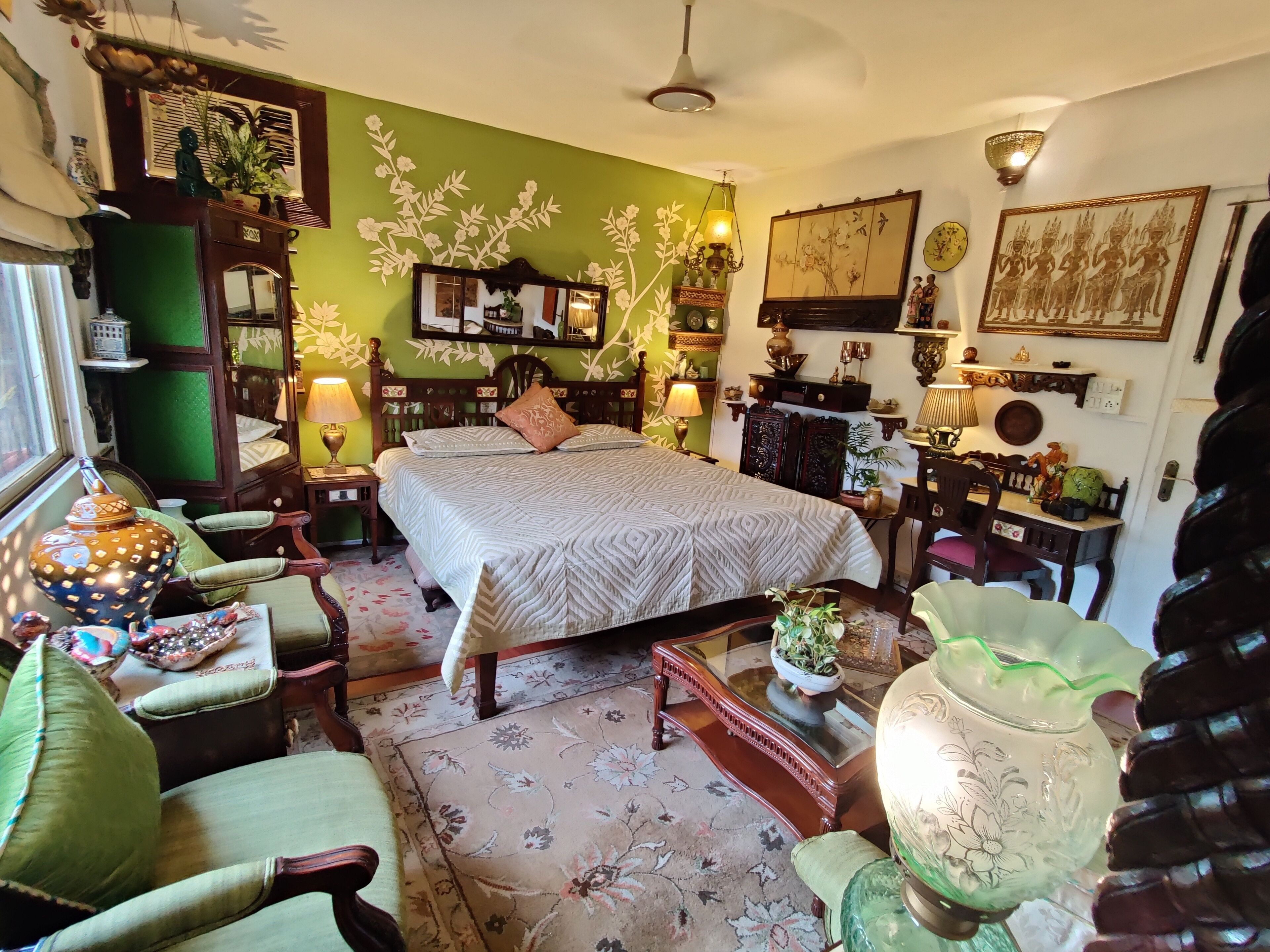 4 chambres, draps en coton égyptien, couette en duvet d'oie