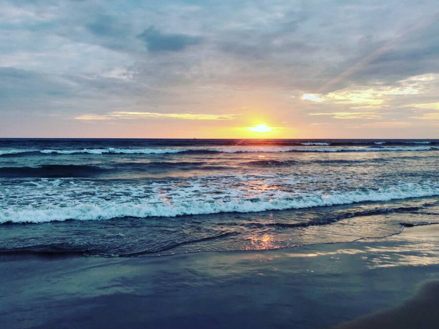 Beach nearby, white sand