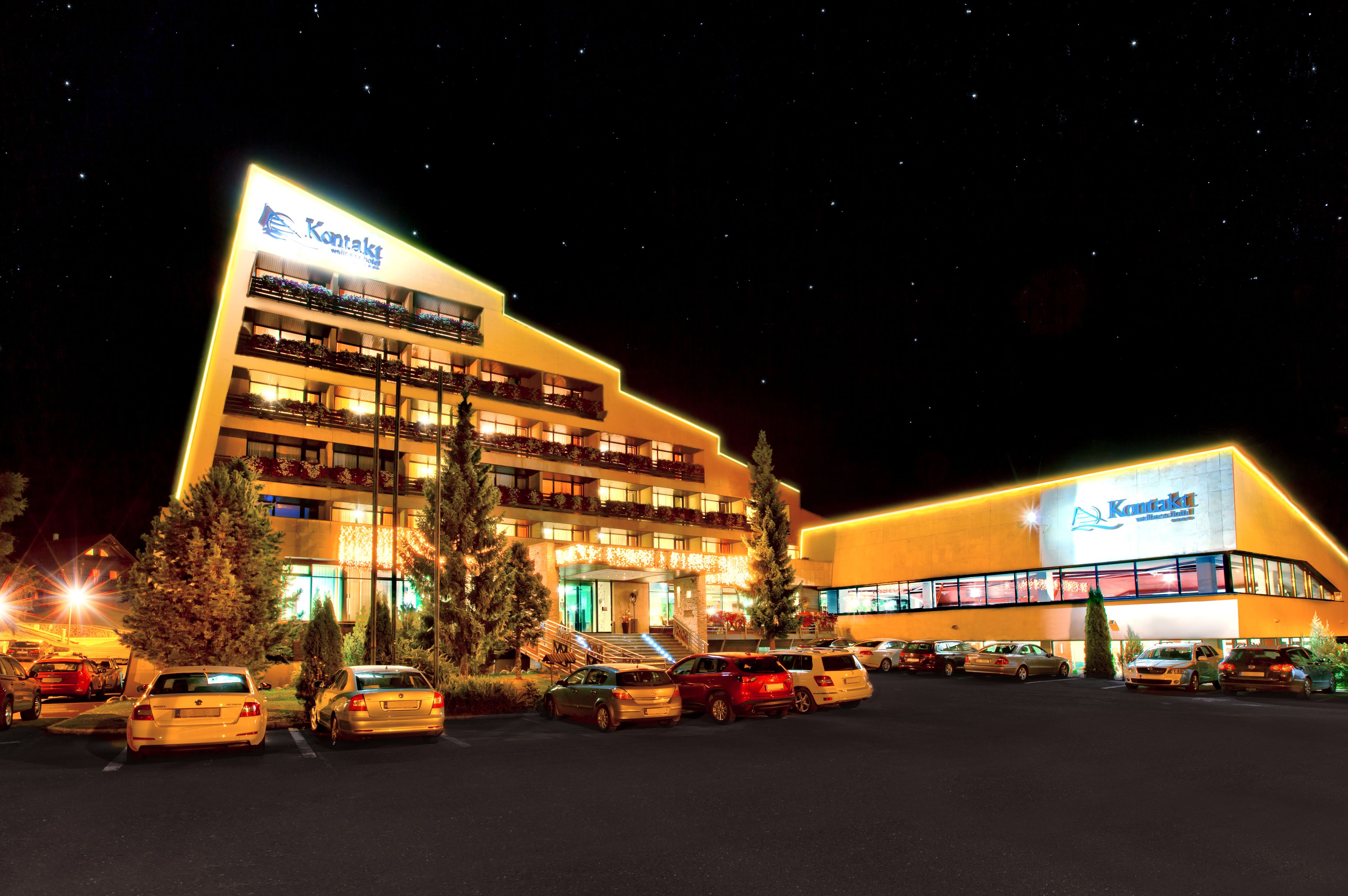 front of property – evening/night