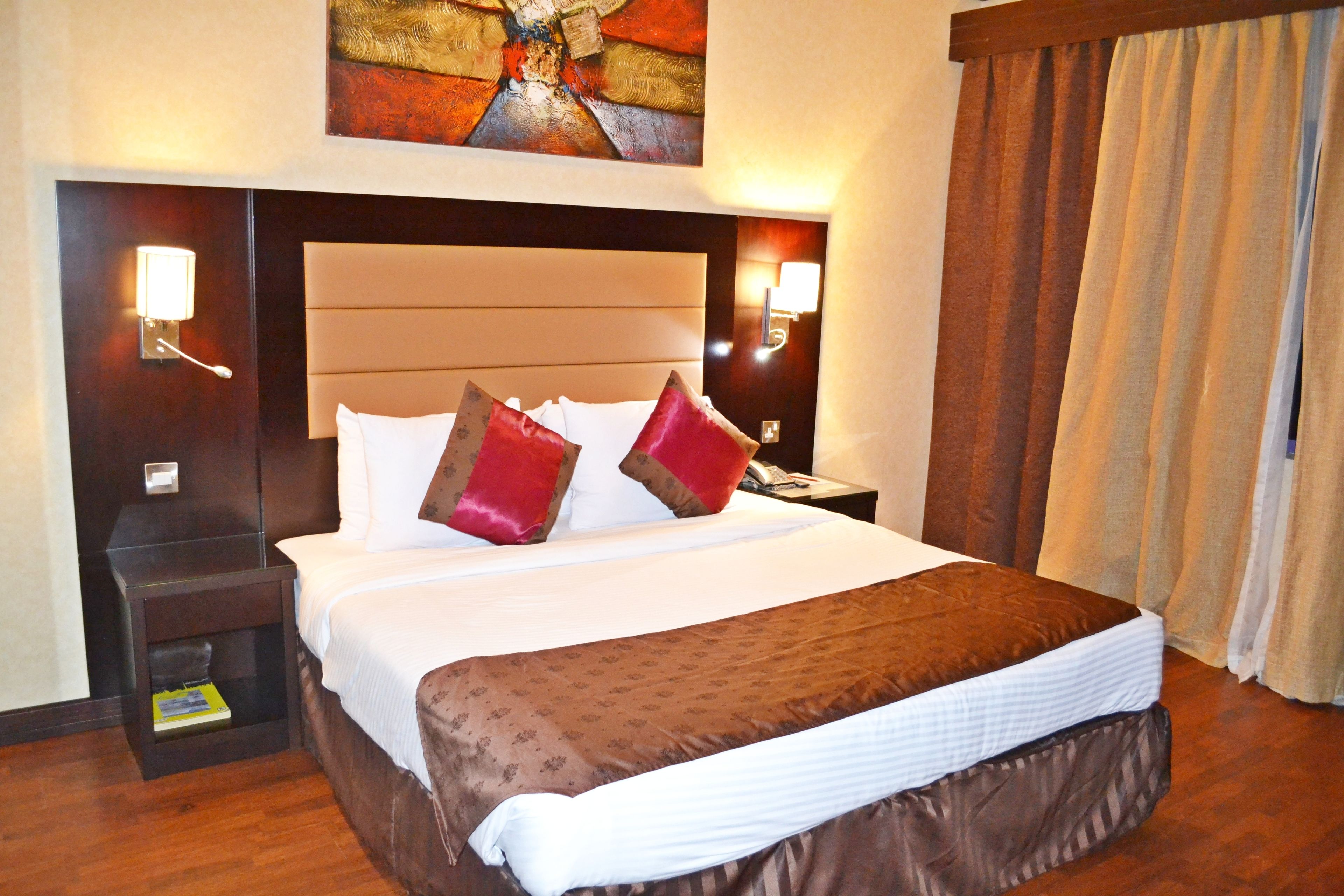 In-room safe, desk, iron/ironing board, free cribs/infant beds