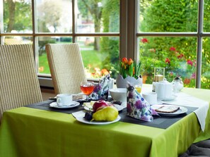 Daily buffet breakfast (EUR 10 per person)