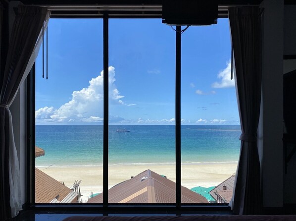 Deluxe-Doppelzimmer | Strand-/Meerblick