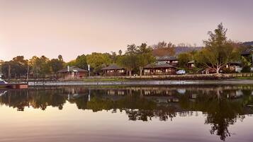 Front of property - evening/night