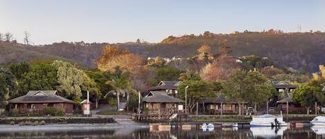 Front of property – evening/night