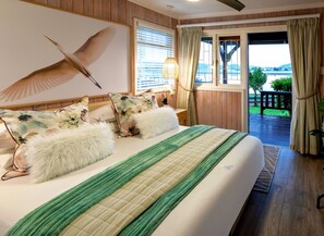 2 Bedroom Lagoon View Family Superior Chalet 04 | 1 chambre, literie de qualité supérieure