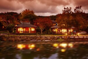 Front of property – evening/night