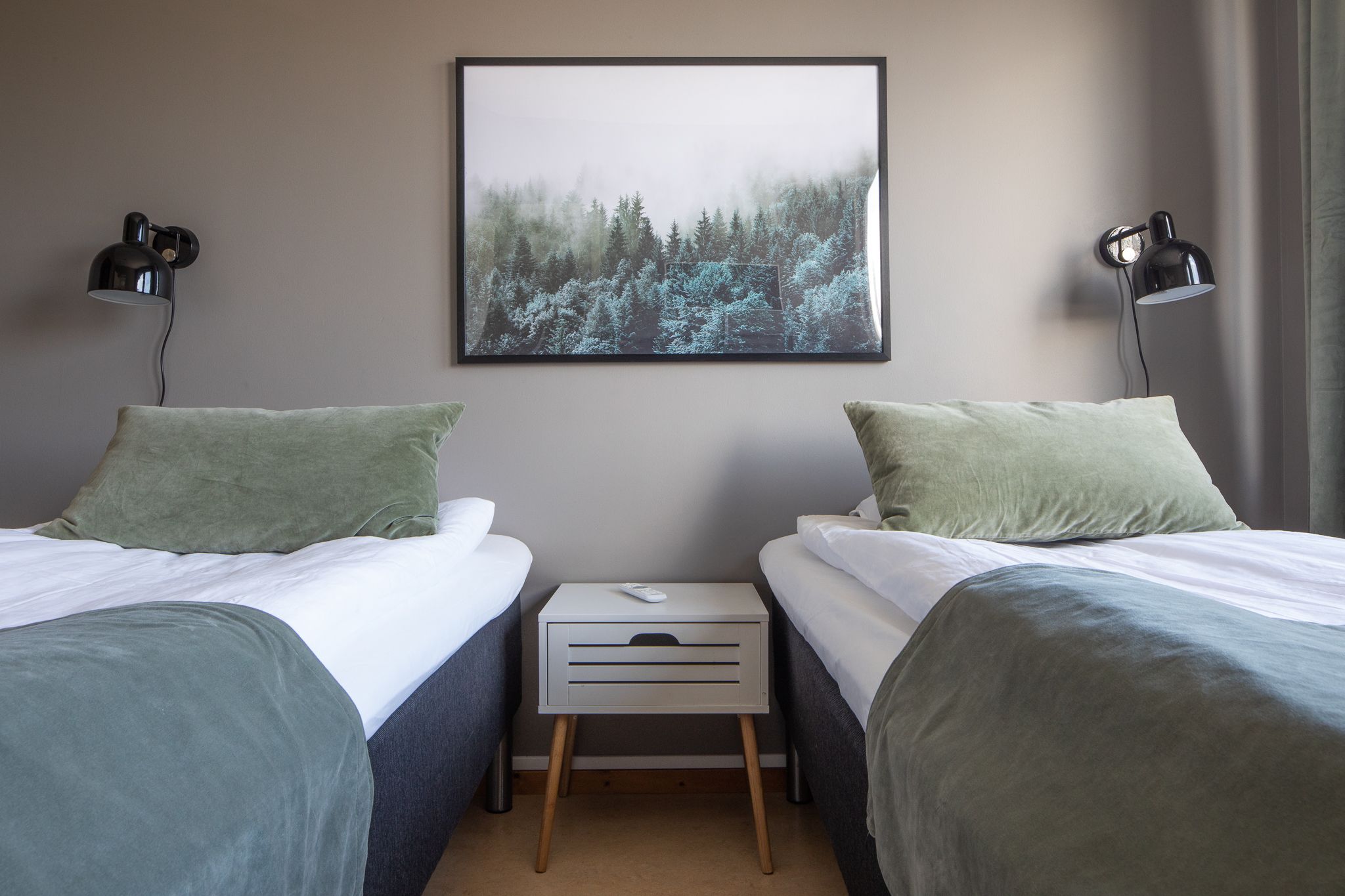 Comfort-lejlighed - 2 soveværelser - privat badeværelse - byudsigt | Premium-sengetøj, strygejern/strygebræt, gratis Wi-Fi, sengetøj