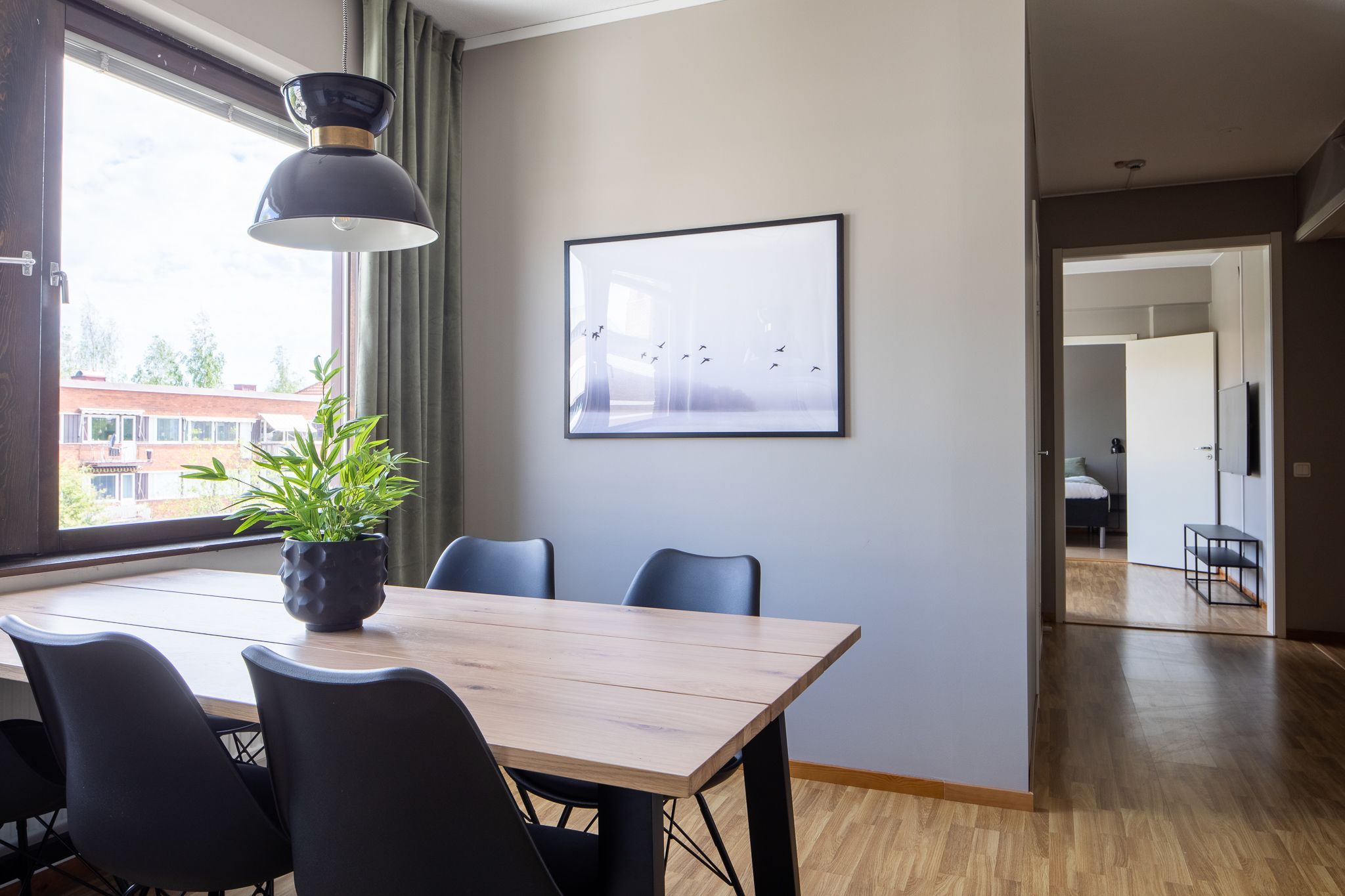 Comfort-lejlighed - 3 soveværelser | Privat køkken | Højstol, rengøringsmidler