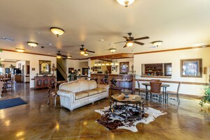 Lobby sitting area