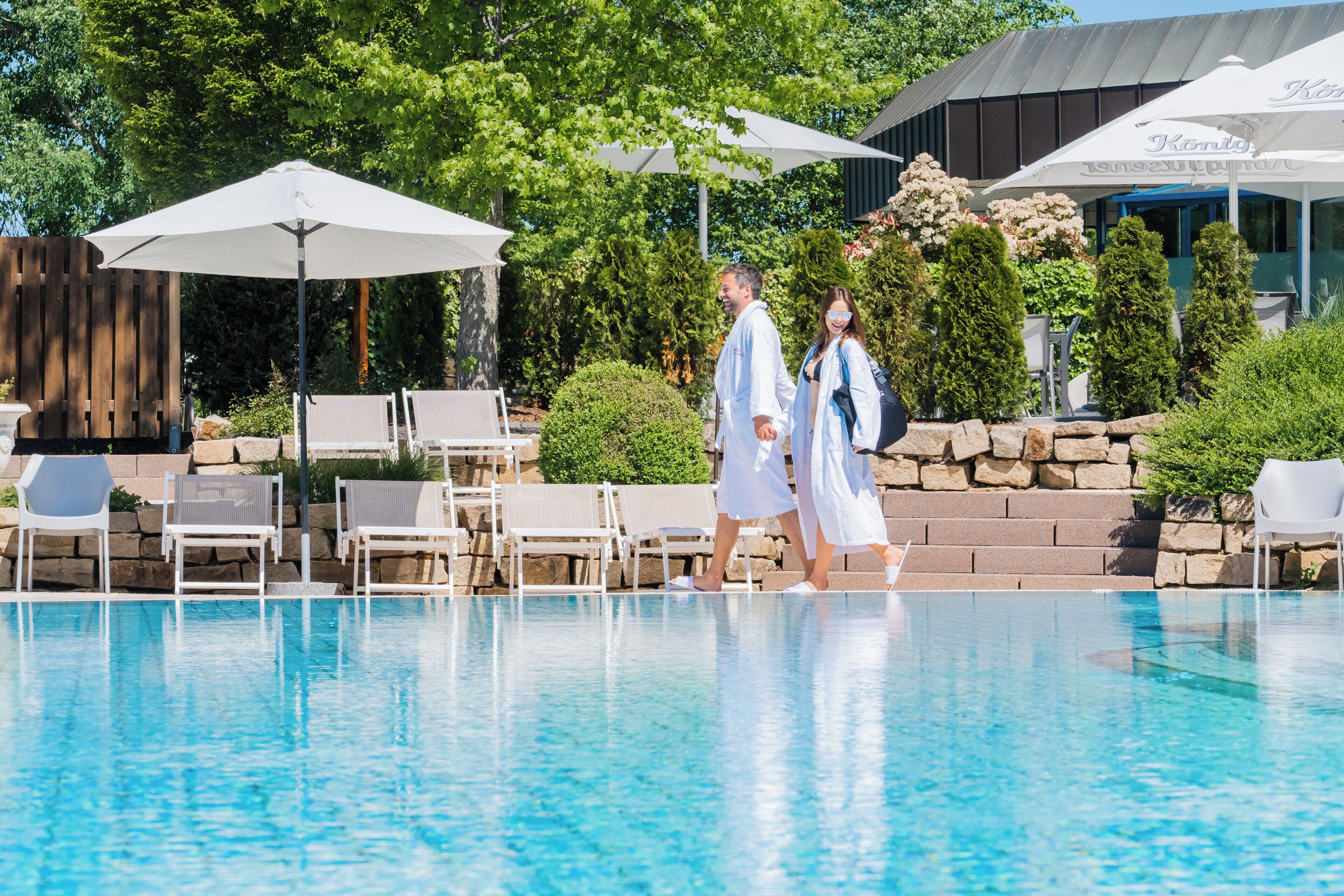 3 indoor pools, 2 outdoor pools, pool umbrellas, pool loungers