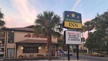 Front of property – evening/night