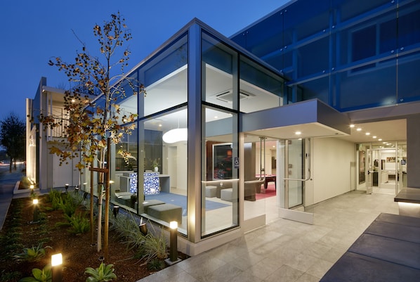 Front of property – evening/night