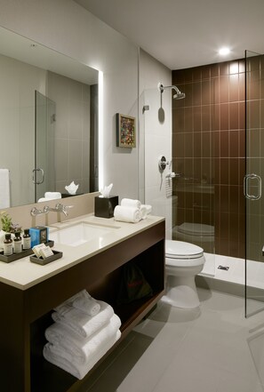 Regadera en el baño