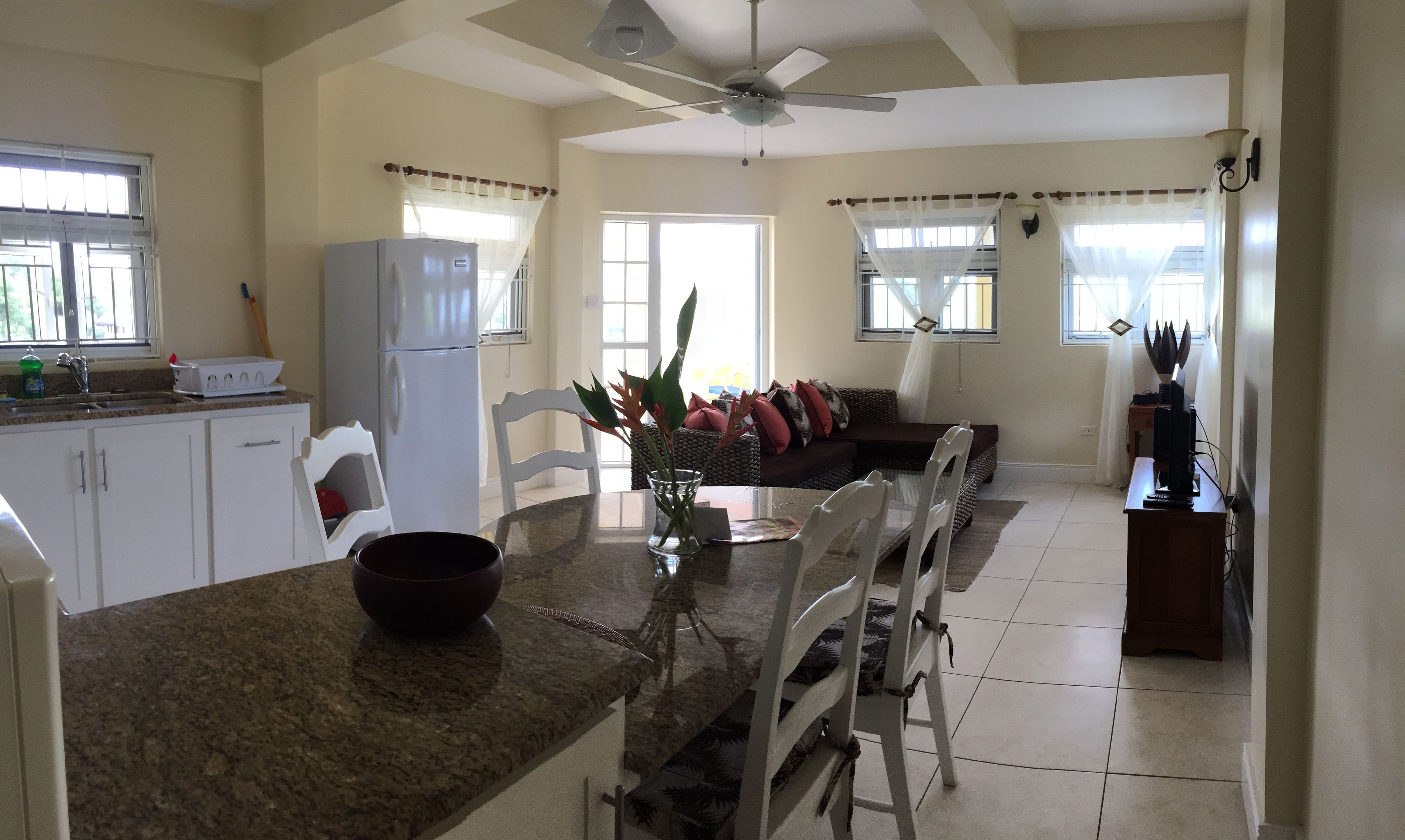 Apartment, 1 Bedroom | Living area | 32-inch flat-screen TV with cable channels, TV, MP3 dock