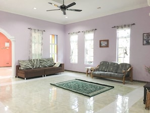Villa, 3 Bedrooms | Living area | Flat-screen TV