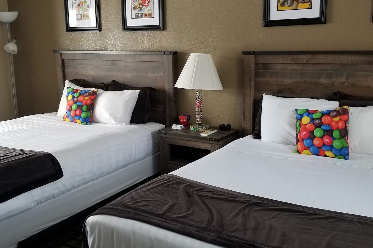 Classic Room, 2 Queen Beds | Desk, iron/ironing board, free WiFi, bed sheets
