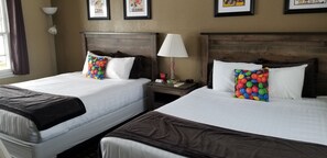 Classic Room, 2 Queen Beds | Desk, iron/ironing board, free WiFi, bed sheets - Middlebury Sweets Motel (Middlebury)