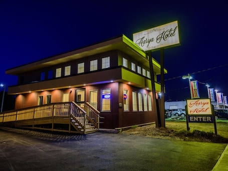 Front of property - evening/night