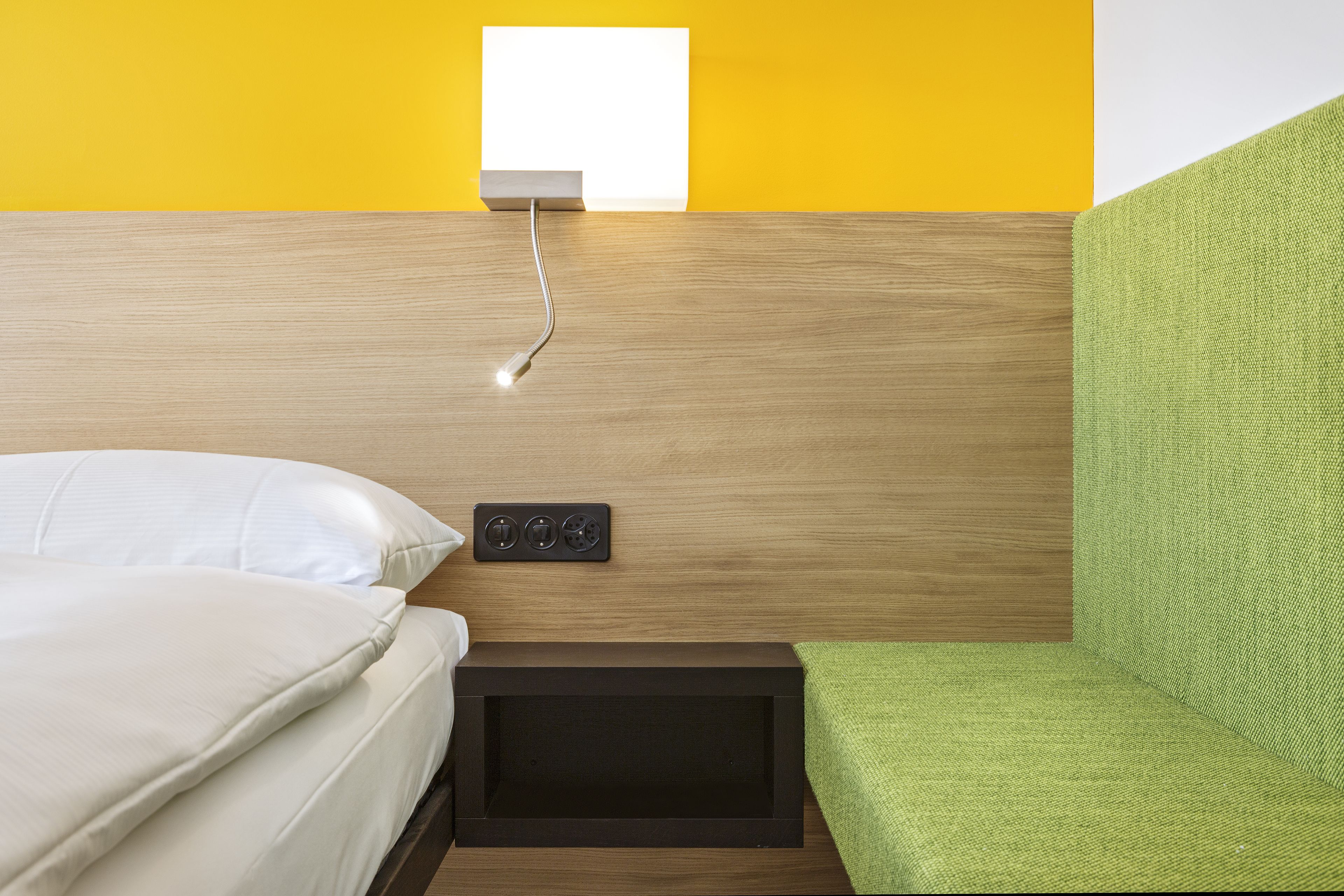 premium bedding, down duvets, minibar, in-room safe