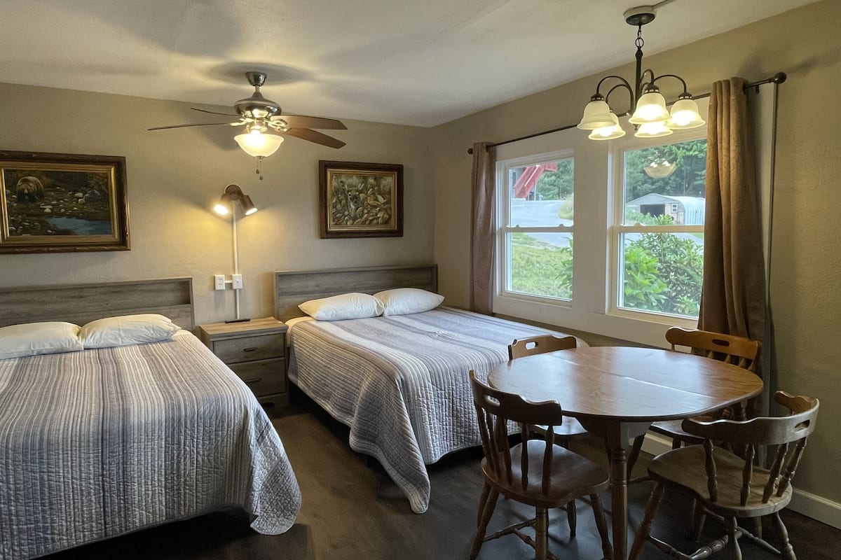 room, 2 queen beds (efficiency) | free wifi, bed sheets