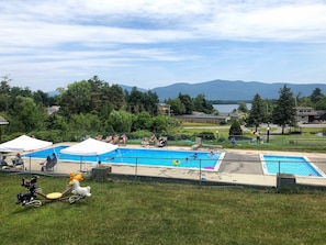View from property - Hill View Motel and Cottages (Lake George)