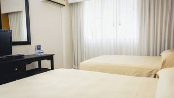 Standard Double or Twin Room, 1 Bedroom | Premium bedding, in-room safe, blackout drapes, iron/ironing board