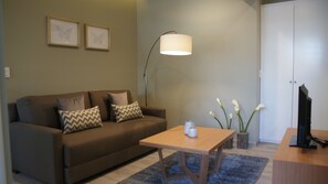 Superior Suite, 1 King Bed with Sofa bed, Kitchen | Living area | Flat-screen TV - My Suites by La Condesa Baja California (Mexico City)