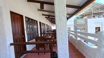 Quarto superior | Terraço/pátio